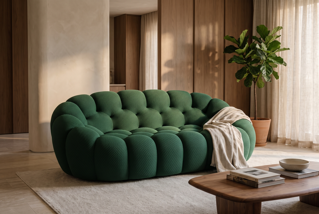 Green Bubble Couch