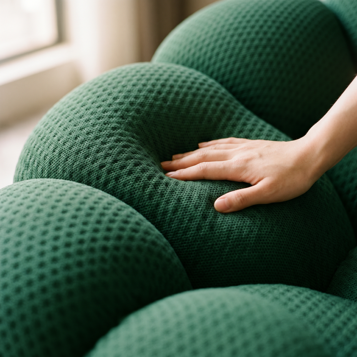Green Bubble Couch