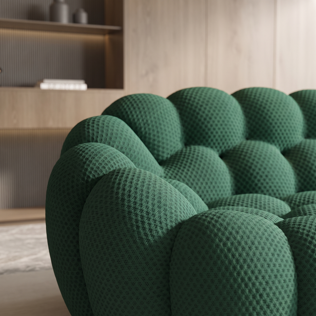 Green Bubble Couch
