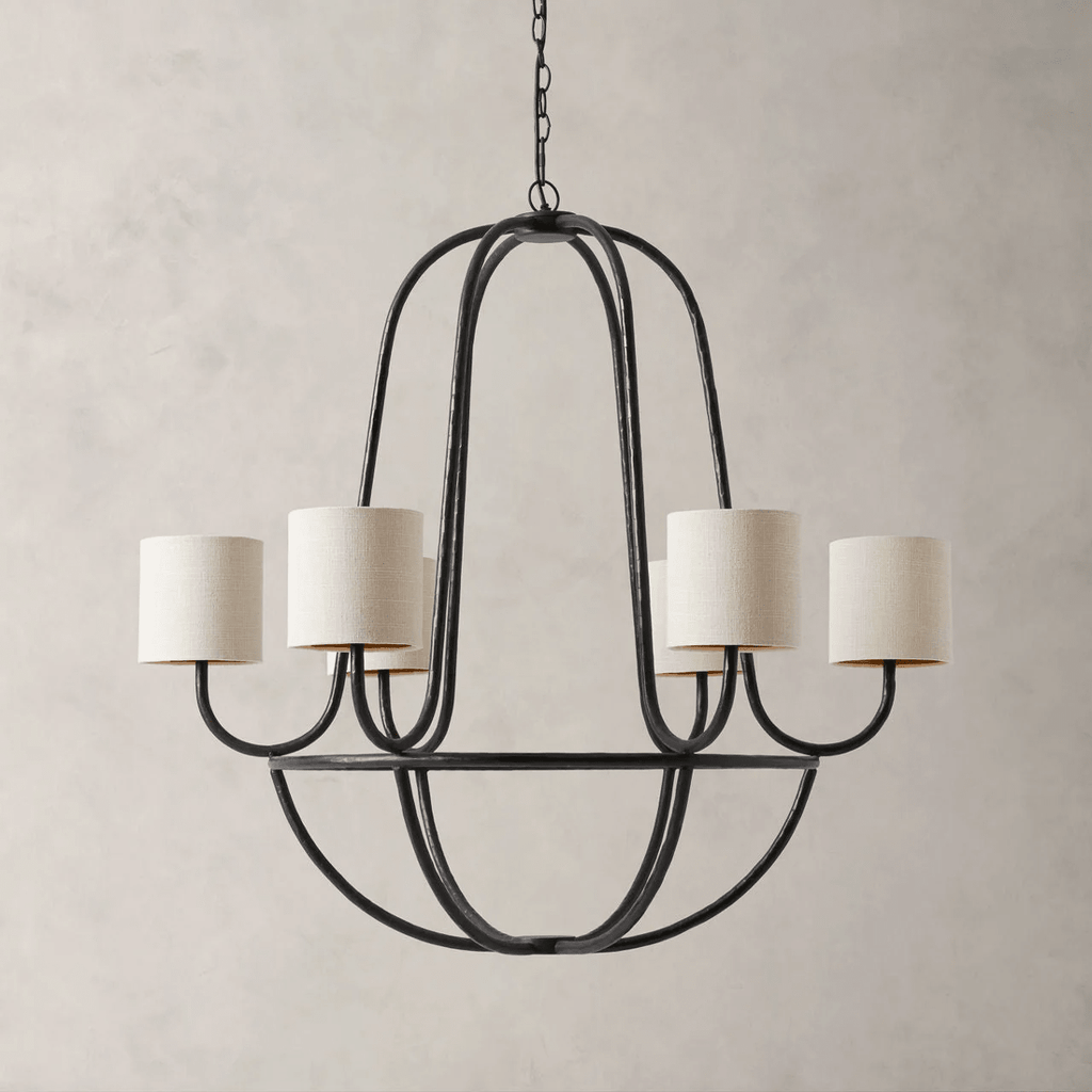 Black Candle Light Chandelier — Chandelier | Maison Monashee — view 6