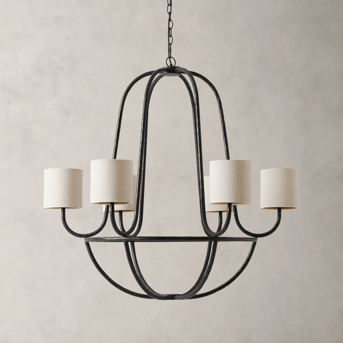 Black Candle Light Chandelier — Chandelier | Maison Monashee — view 6
