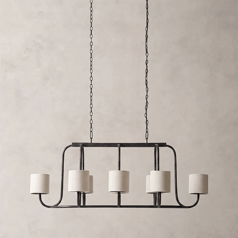 Black Candle Light Chandelier — Chandelier | Maison Monashee — view 4