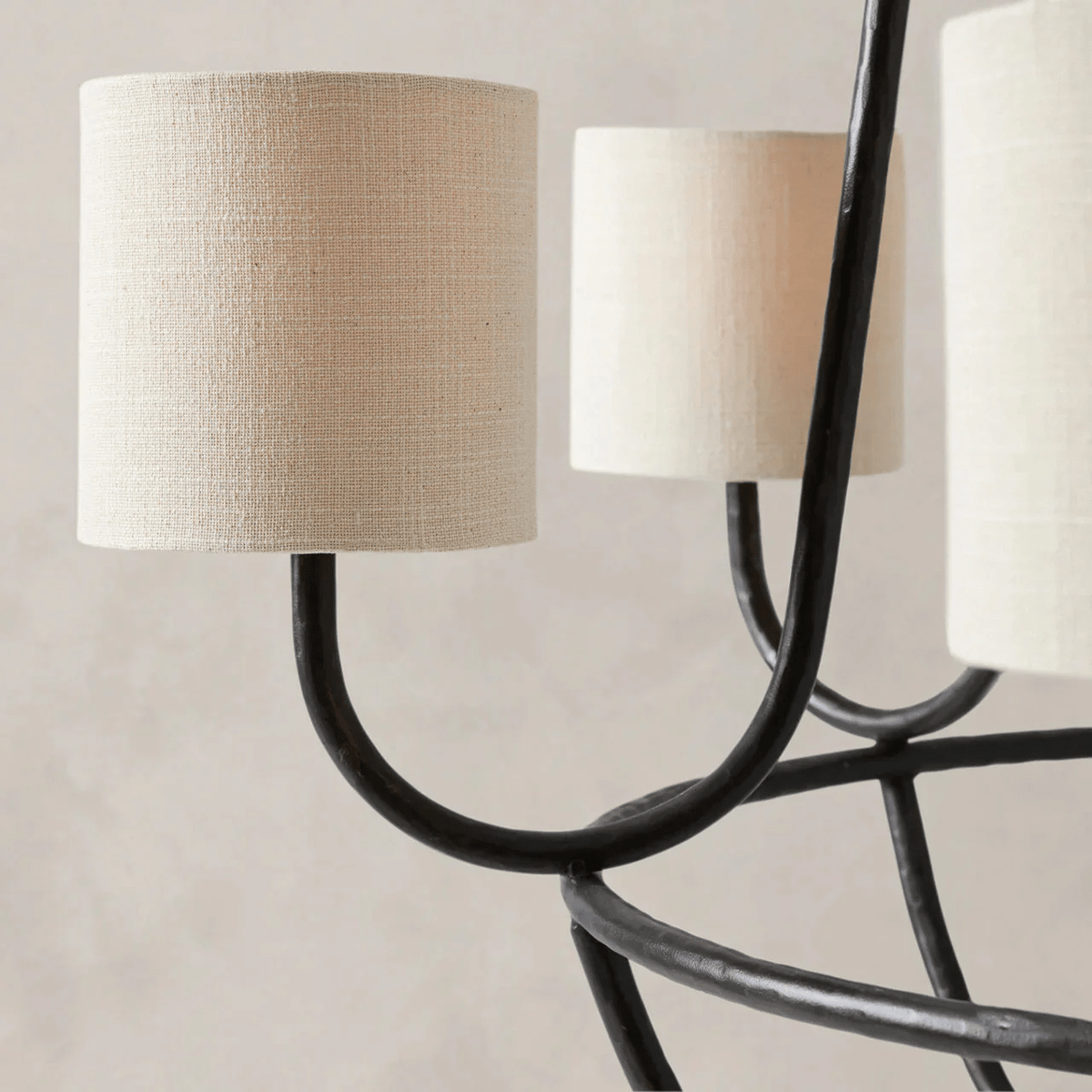 Black Candle Light Chandelier — Chandelier | Maison Monashee — view 12