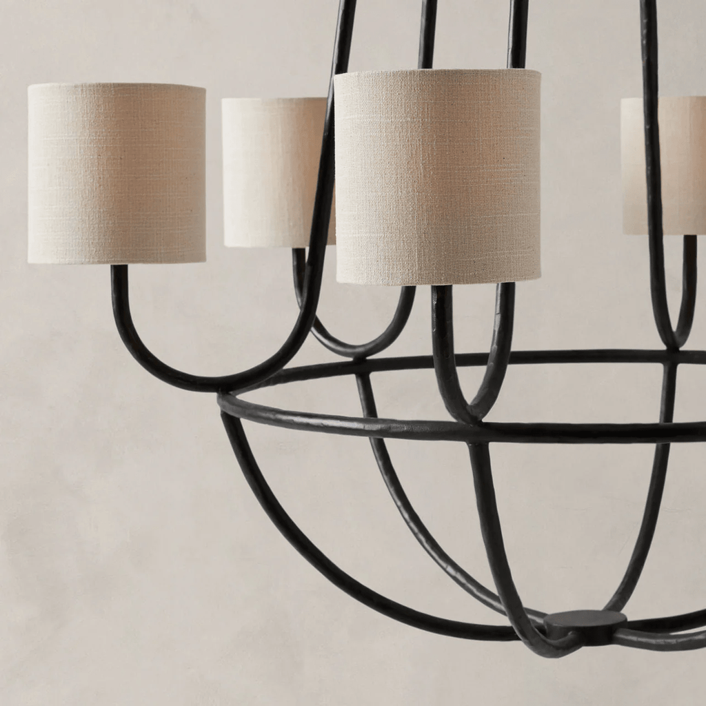 Black Candle Light Chandelier — Chandelier | Maison Monashee — view 13