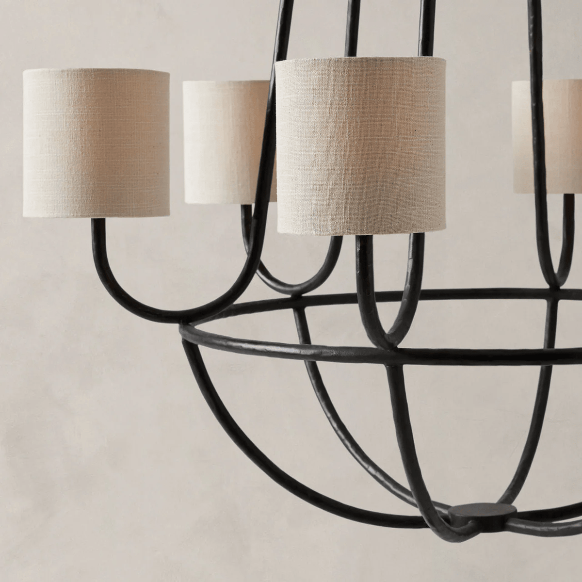Black Candle Light Chandelier — Chandelier | Maison Monashee — view 13