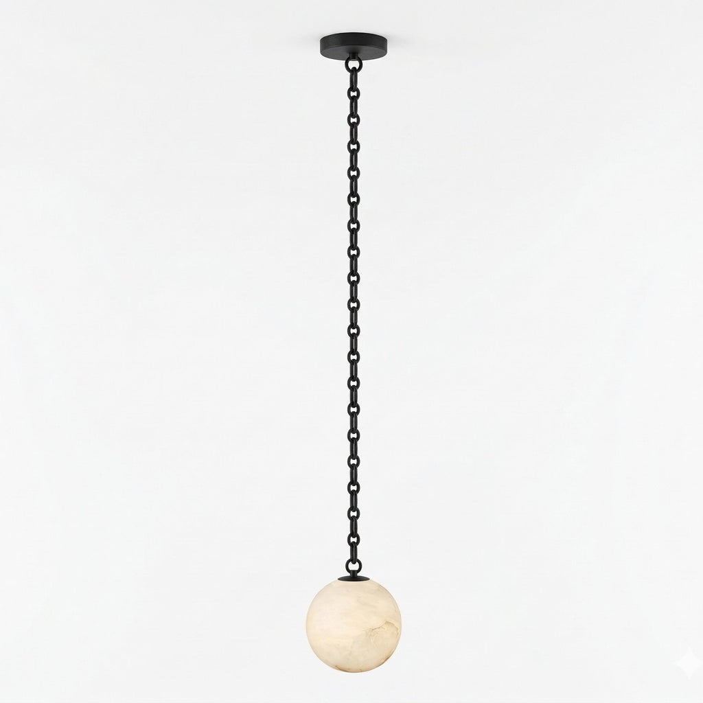 Industrial Orb Chandelier — Chandelier | Maison Monashee — view 15