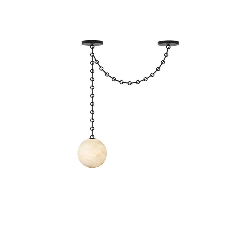 Industrial Orb Chandelier — Chandelier | Maison Monashee — view 7