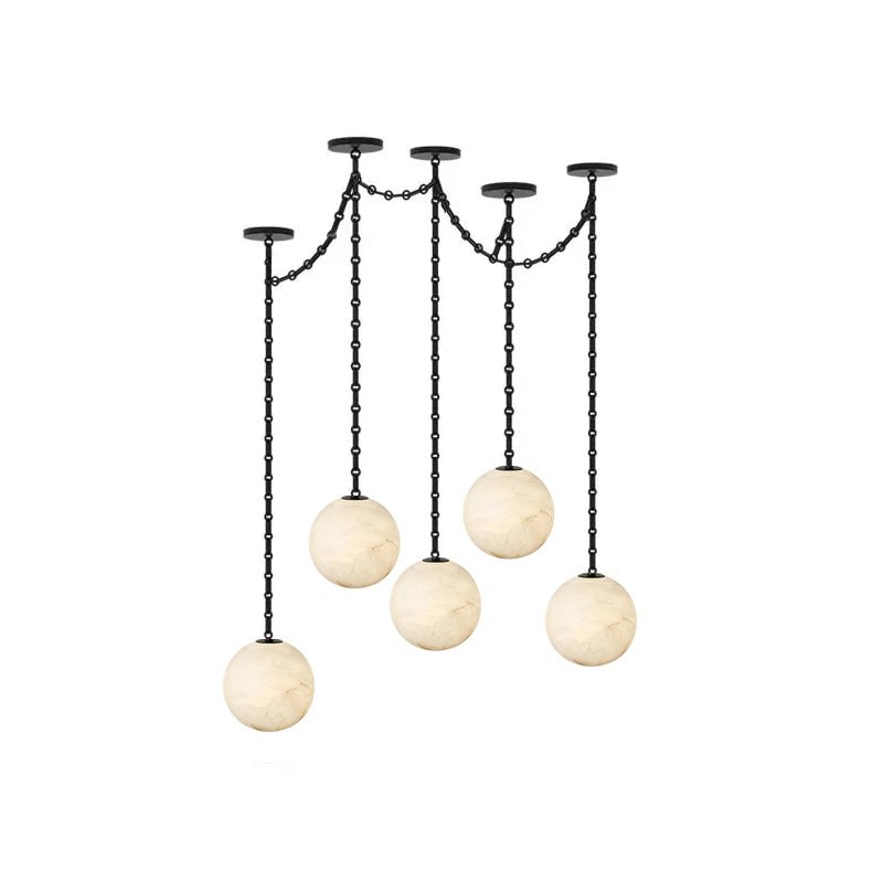Industrial Orb Chandelier — Chandelier | Maison Monashee — view 10