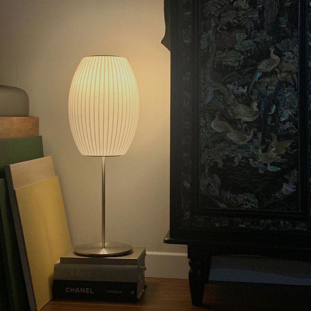 White Side Table Lamp — Table Lamp | Maison Monashee — view 10