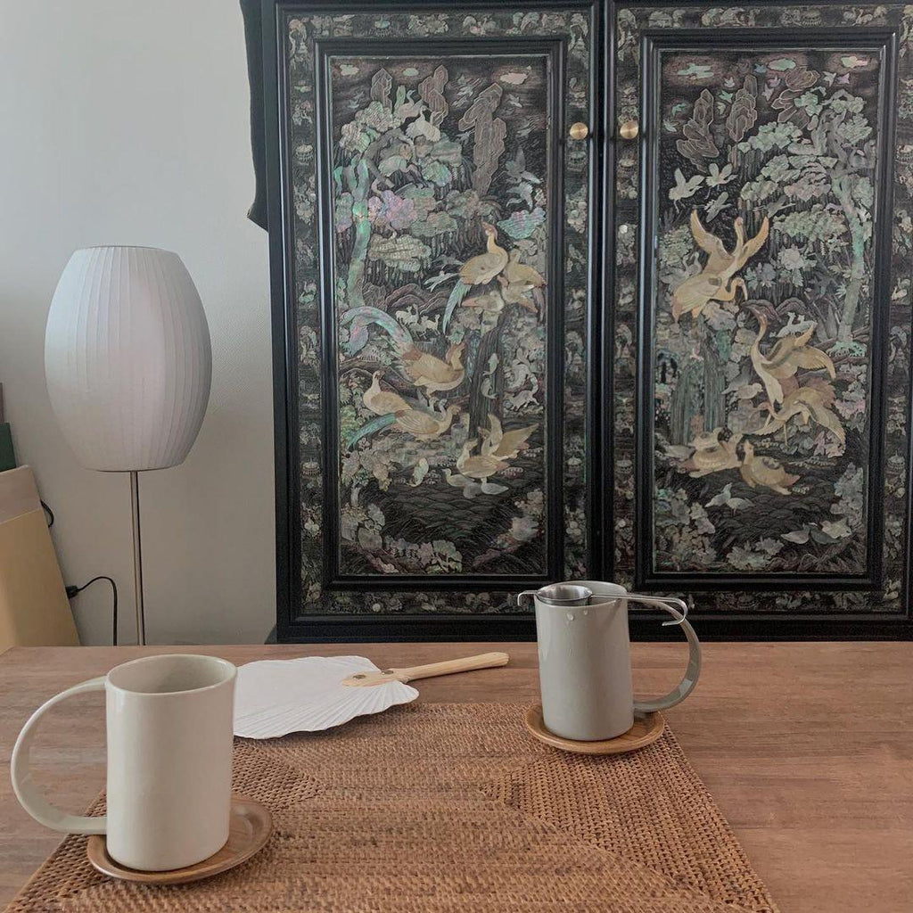 White Side Table Lamp — Table Lamp | Maison Monashee — view 26