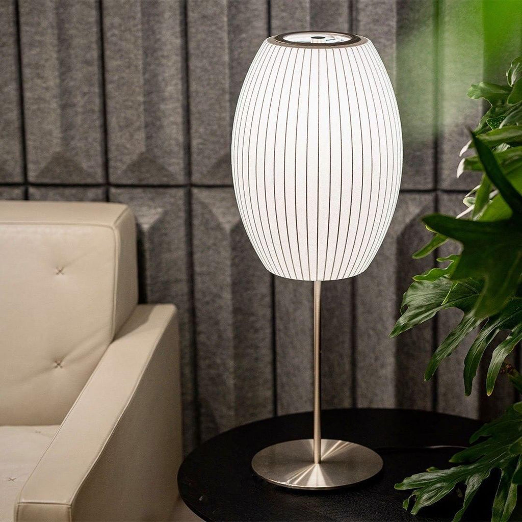 White Side Table Lamp — Table Lamp | Maison Monashee — view 9