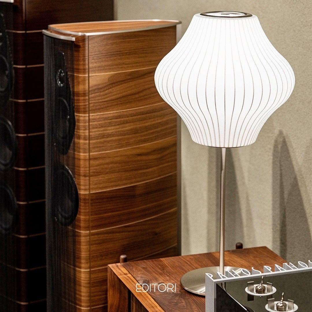 White Side Table Lamp — Table Lamp | Maison Monashee — view 12