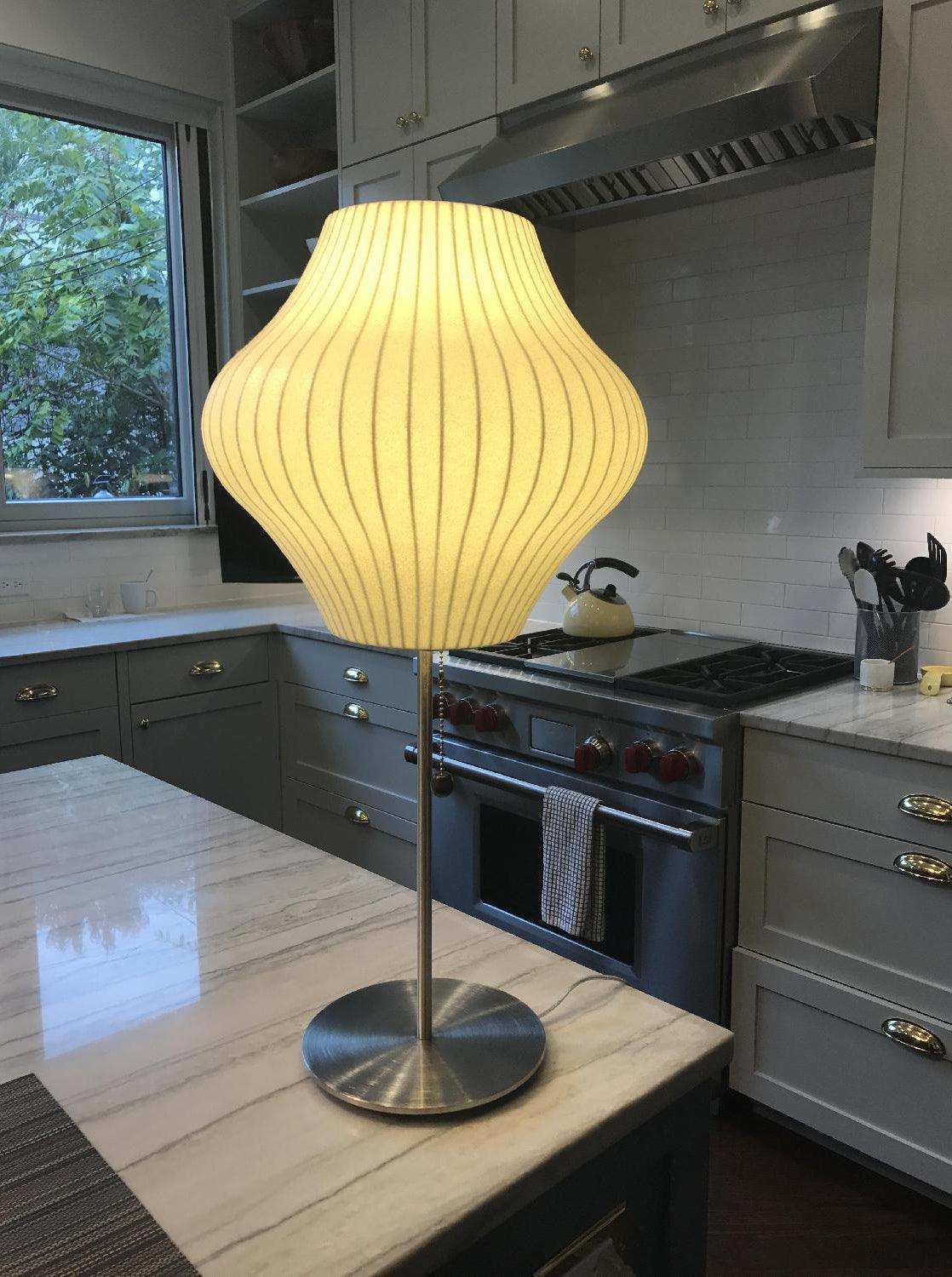 White Side Table Lamp — Table Lamp | Maison Monashee — view 32