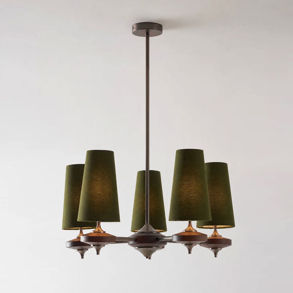 Green Sputnik Chandelier — Chandelier | Maison Monashee — view 13