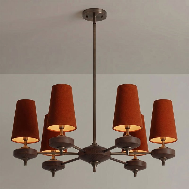 Green Sputnik Chandelier — Chandelier | Maison Monashee — view 17