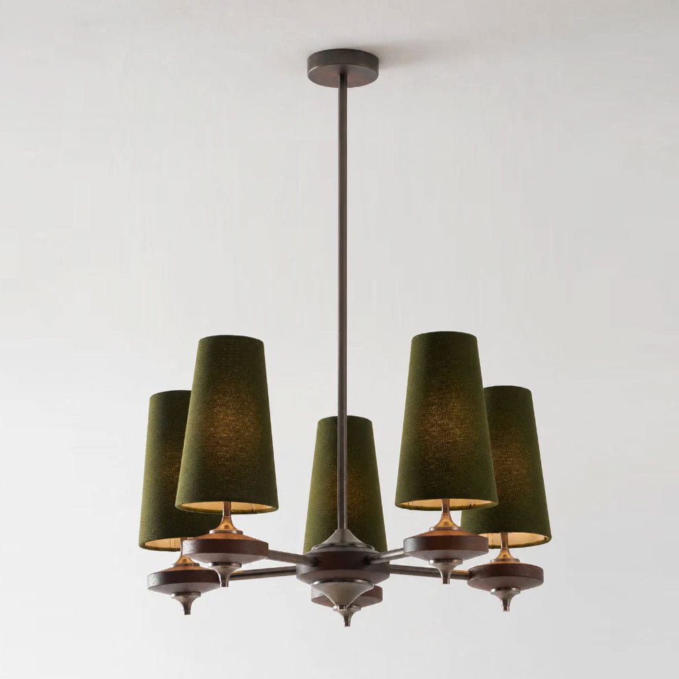 Green Sputnik Chandelier — Chandelier | Maison Monashee — view 23