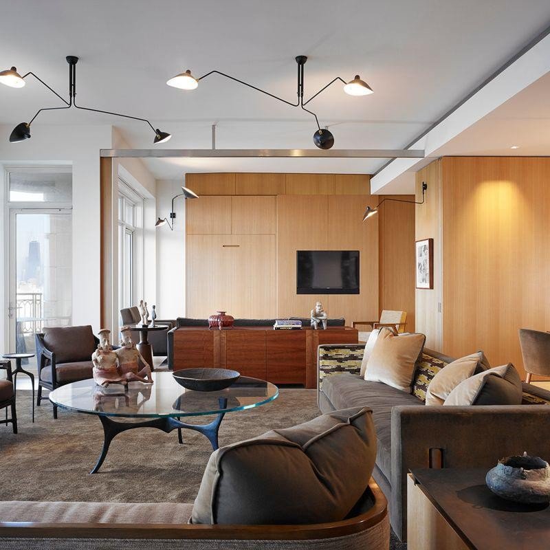 Black Metal Ceiling Light Fixture — Ceiling Light | Maison Monashee — view 30
