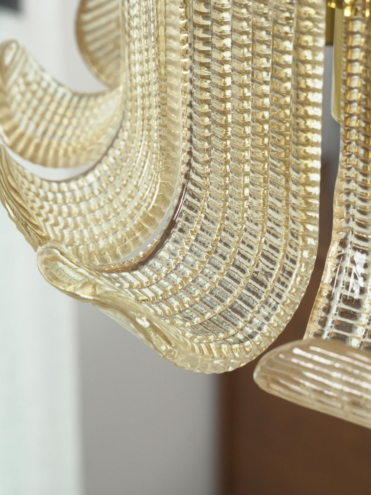 Glass Geometric Chandelier — Chandelier | Maison Monashee — view 15