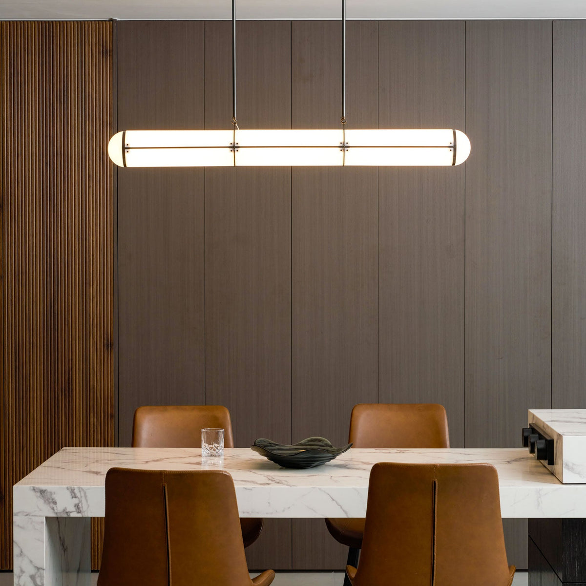 Round Linear Pendant Light — Pendant Light | Maison Monashee — view 43