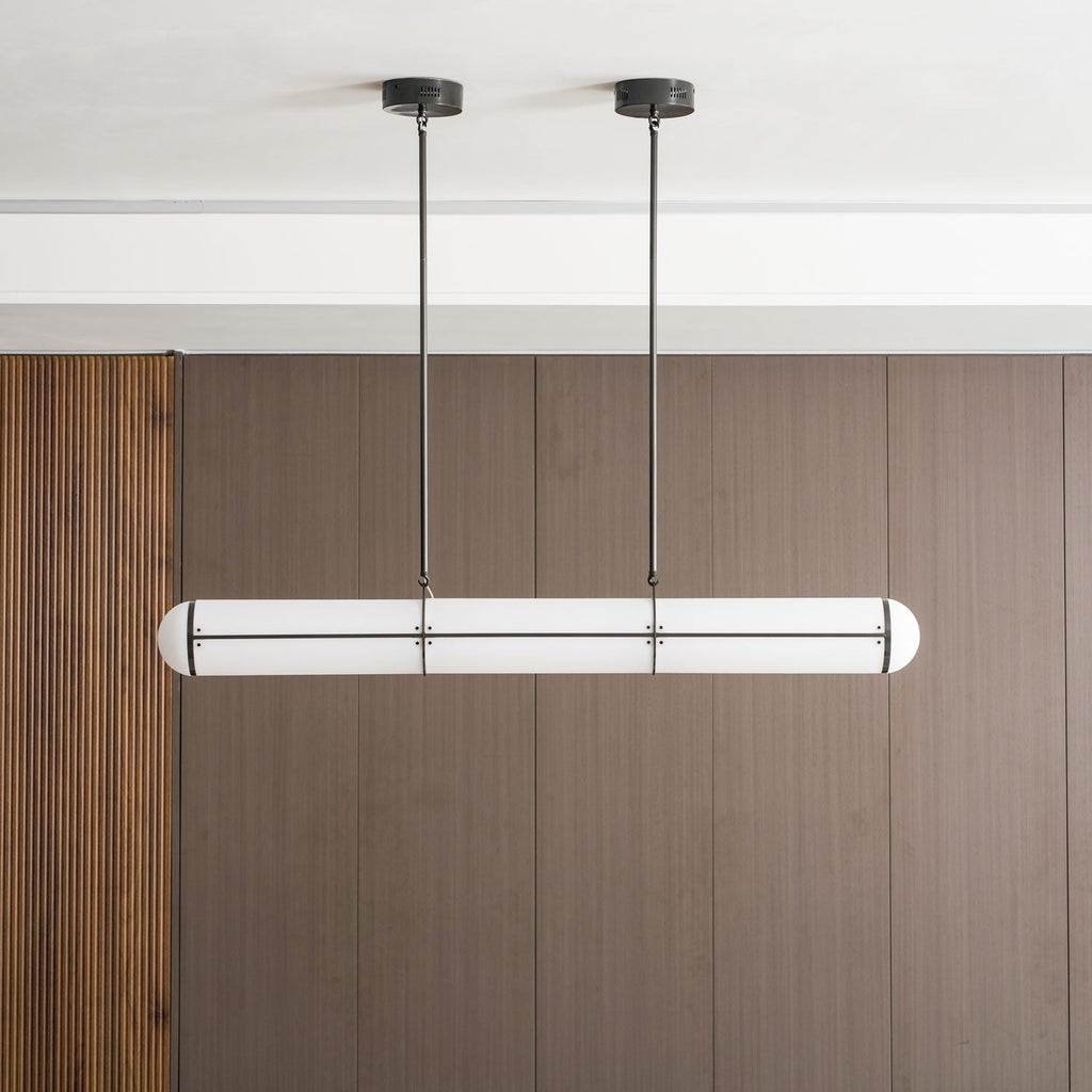 Round Linear Pendant Light — Pendant Light | Maison Monashee — view 48