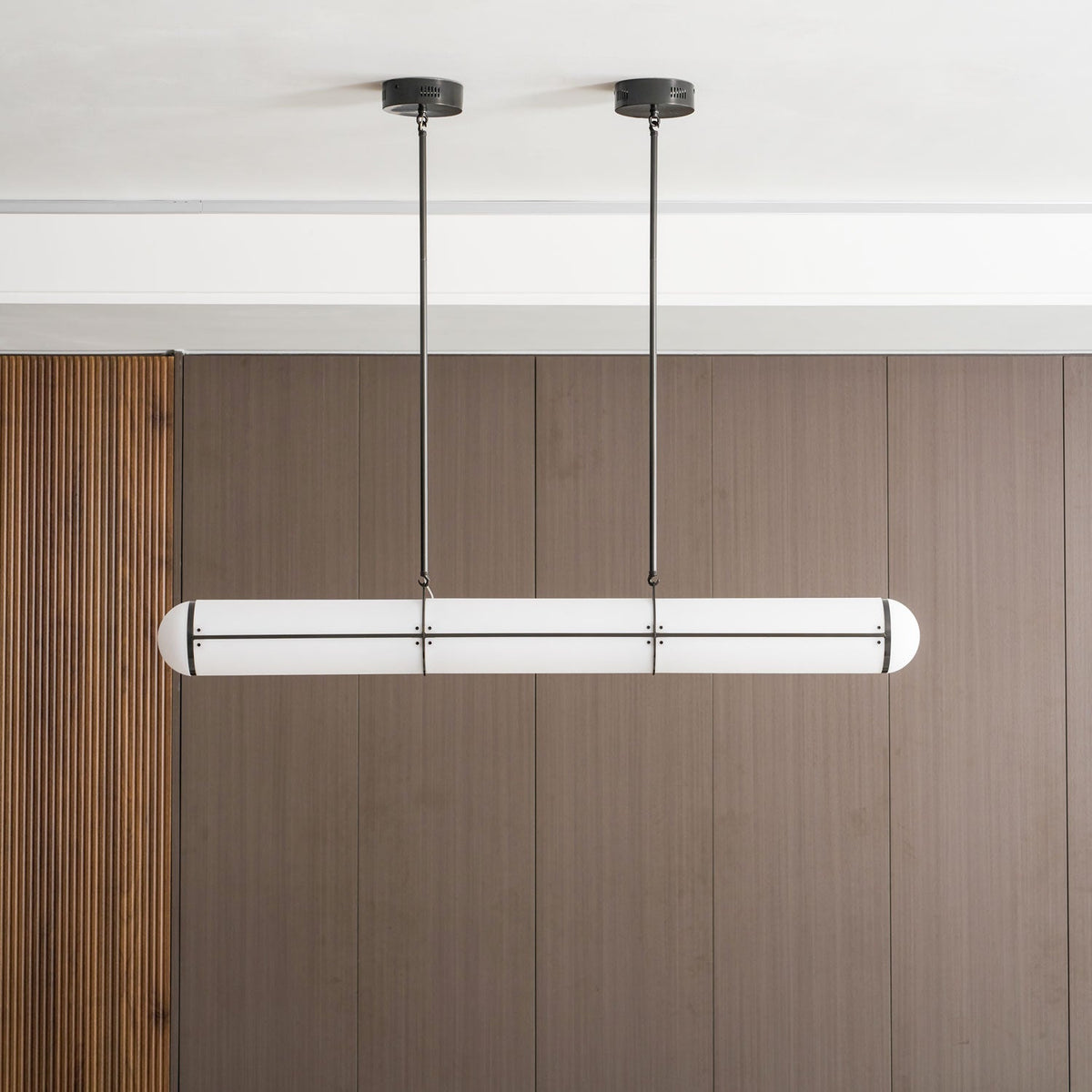 Round Linear Pendant Light — Pendant Light | Maison Monashee — view 48