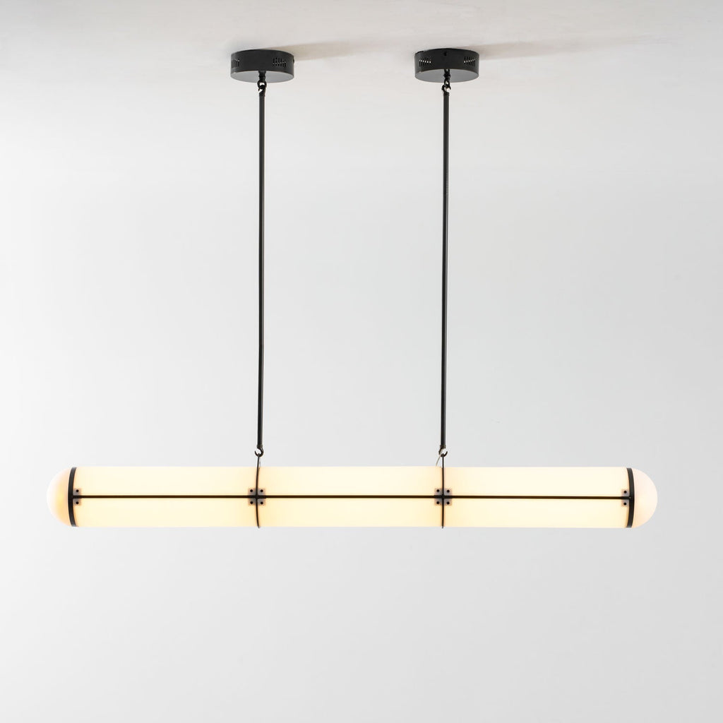 Round Linear Pendant Light — Pendant Light | Maison Monashee — view 49