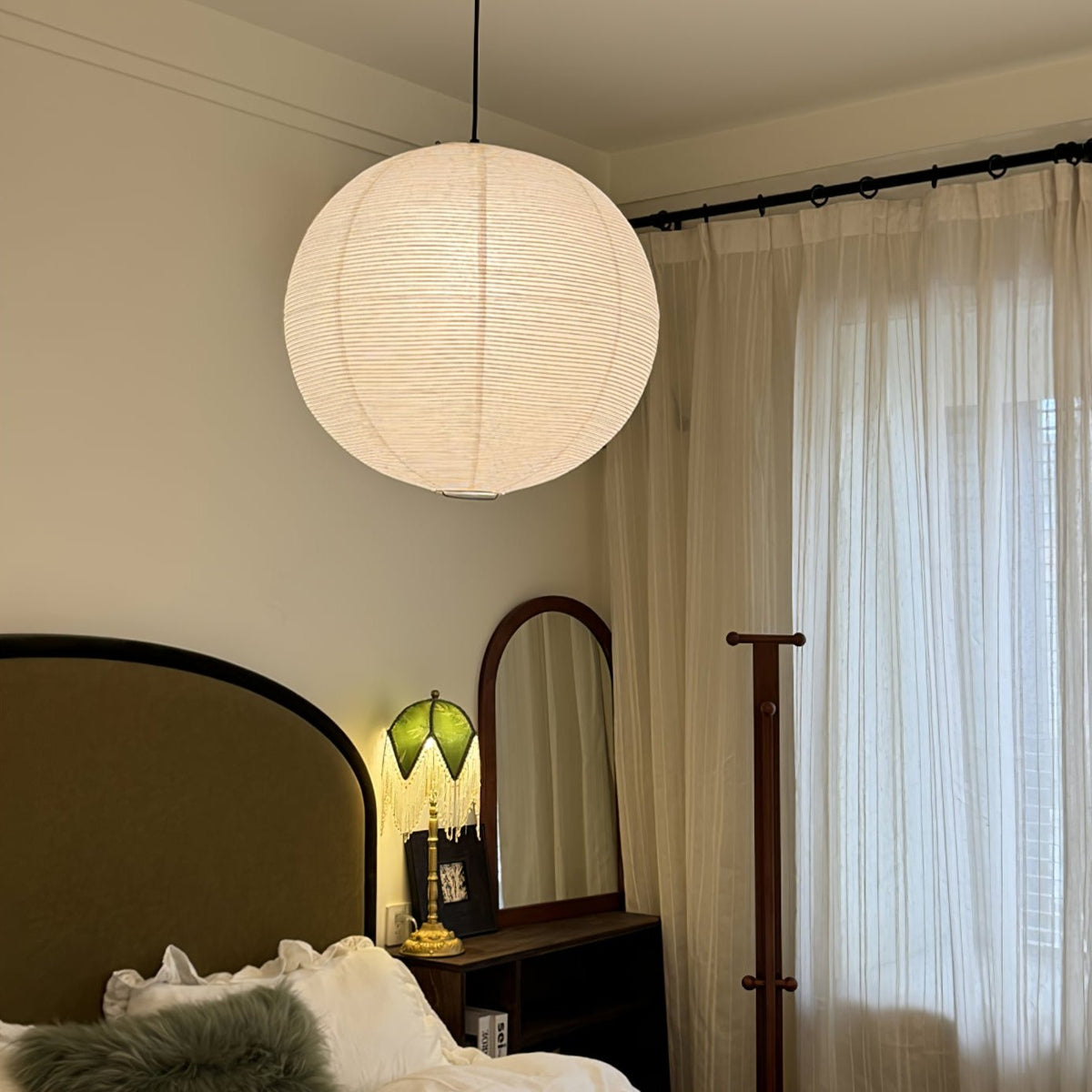 Round Lantern Pendant Light — Pendant Light | Maison Monashee — view 5